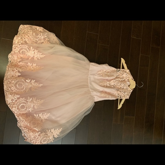 Chi Chi London Pink Lace Dress - Picture 4 of 6